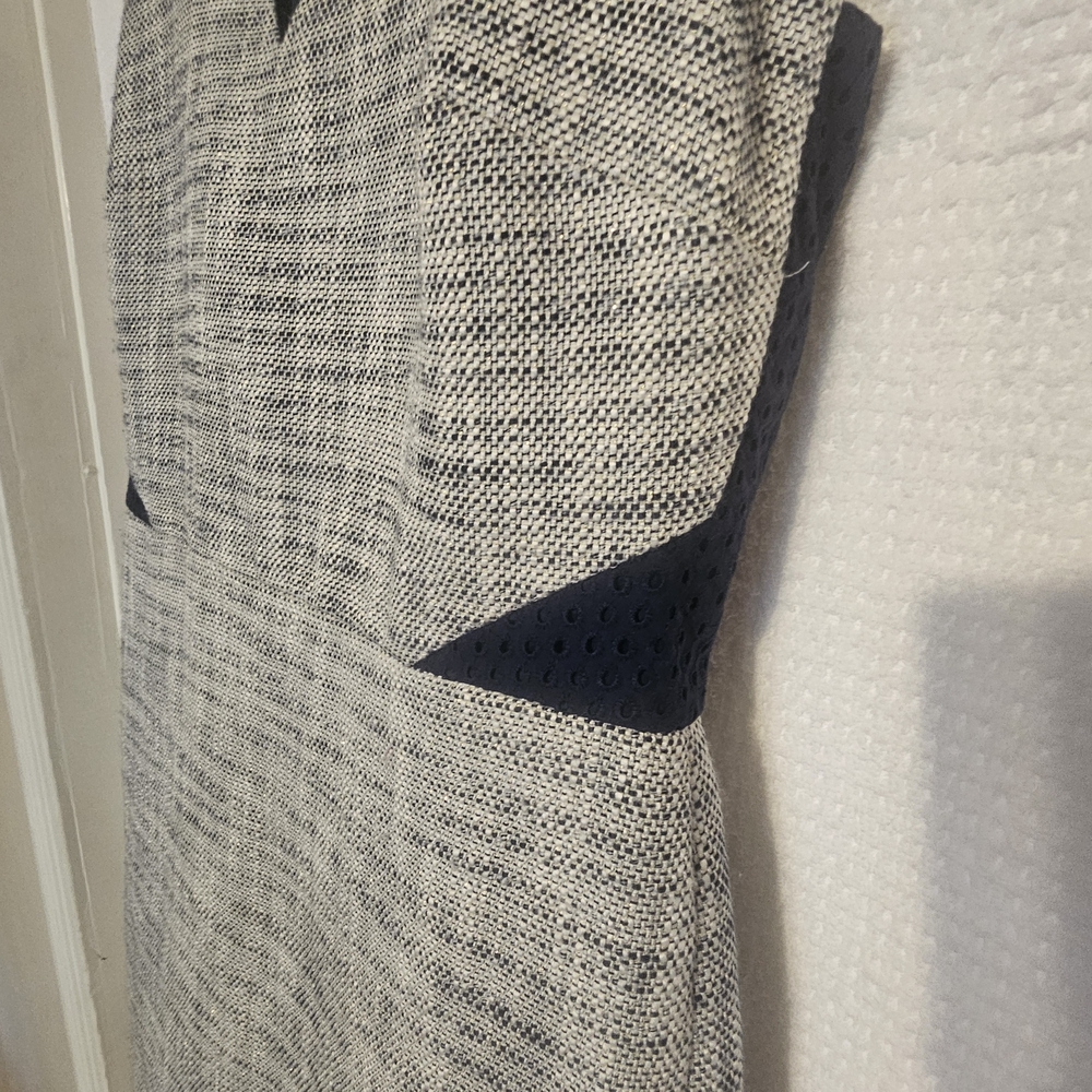 Women's J. Crew Gray Sheath Dress Sleeveless Crew Neck Size 8 - Picture 6 of 9